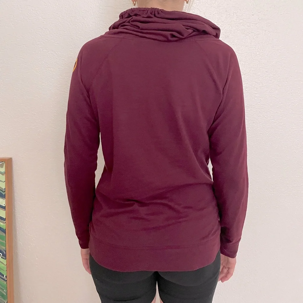 ASU Adidas Crew Neck Pullover Arizona State University Sun Devils Pockets - Picture 5 of 8